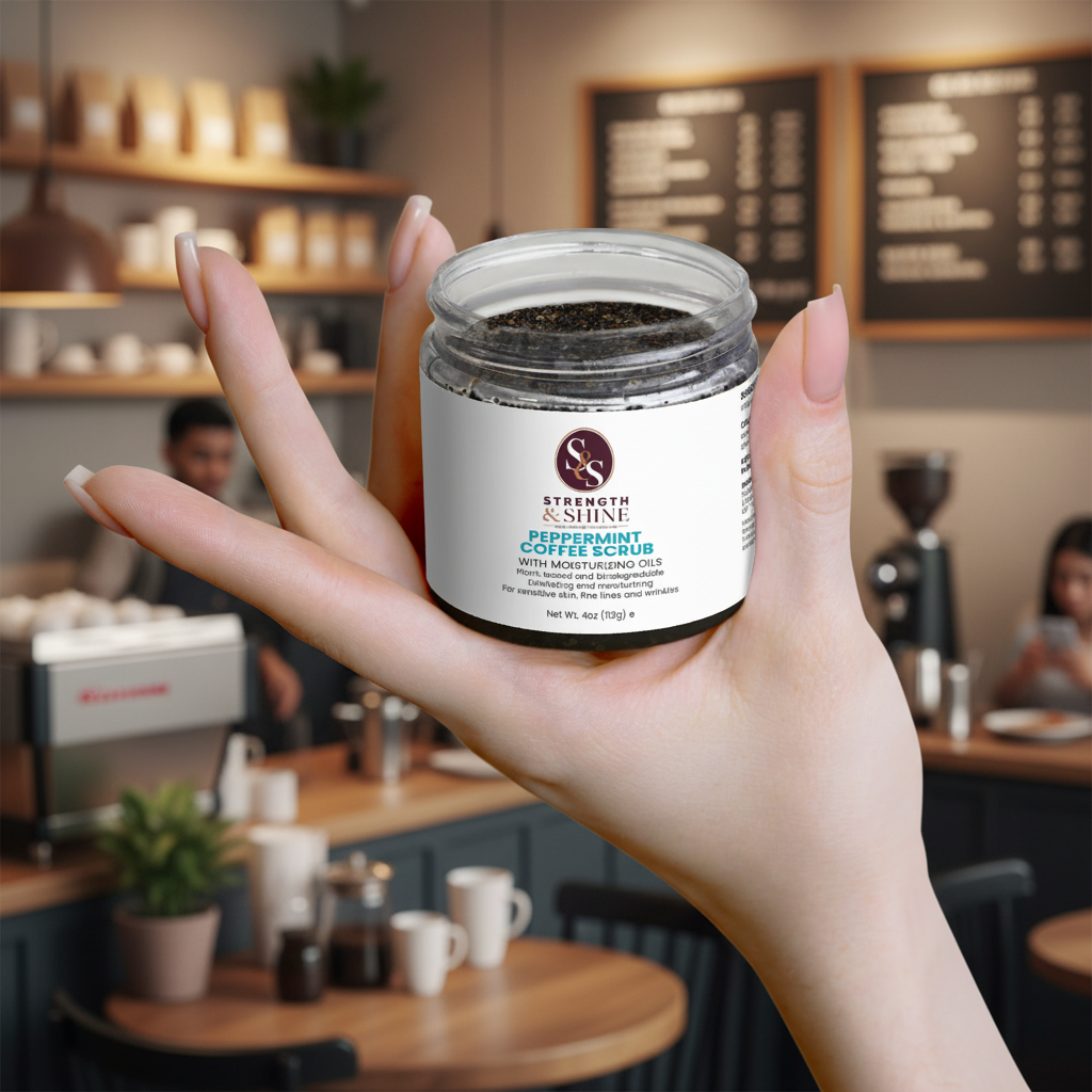 Peppermint Coffee Scrub