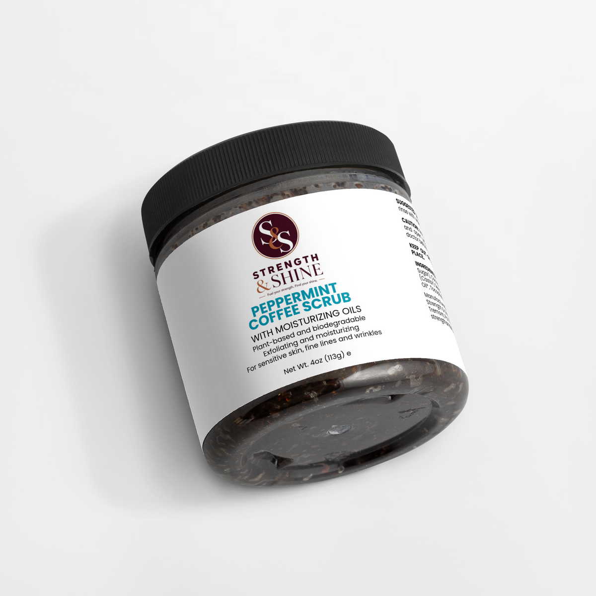 peppermint coffee scrub benefits