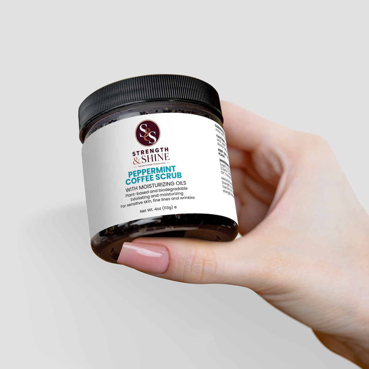 peppermint coffee scrub benefits
