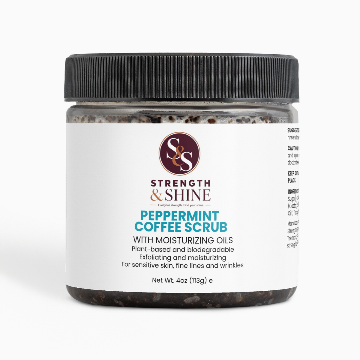 peppermint coffee scrub benefits