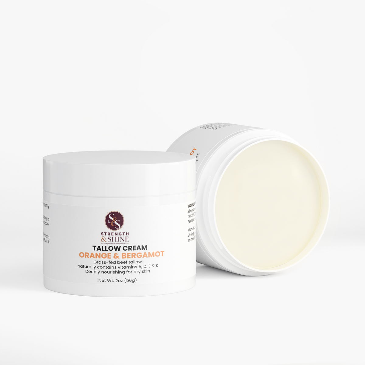 Tallow Cream Orange & Bergamot