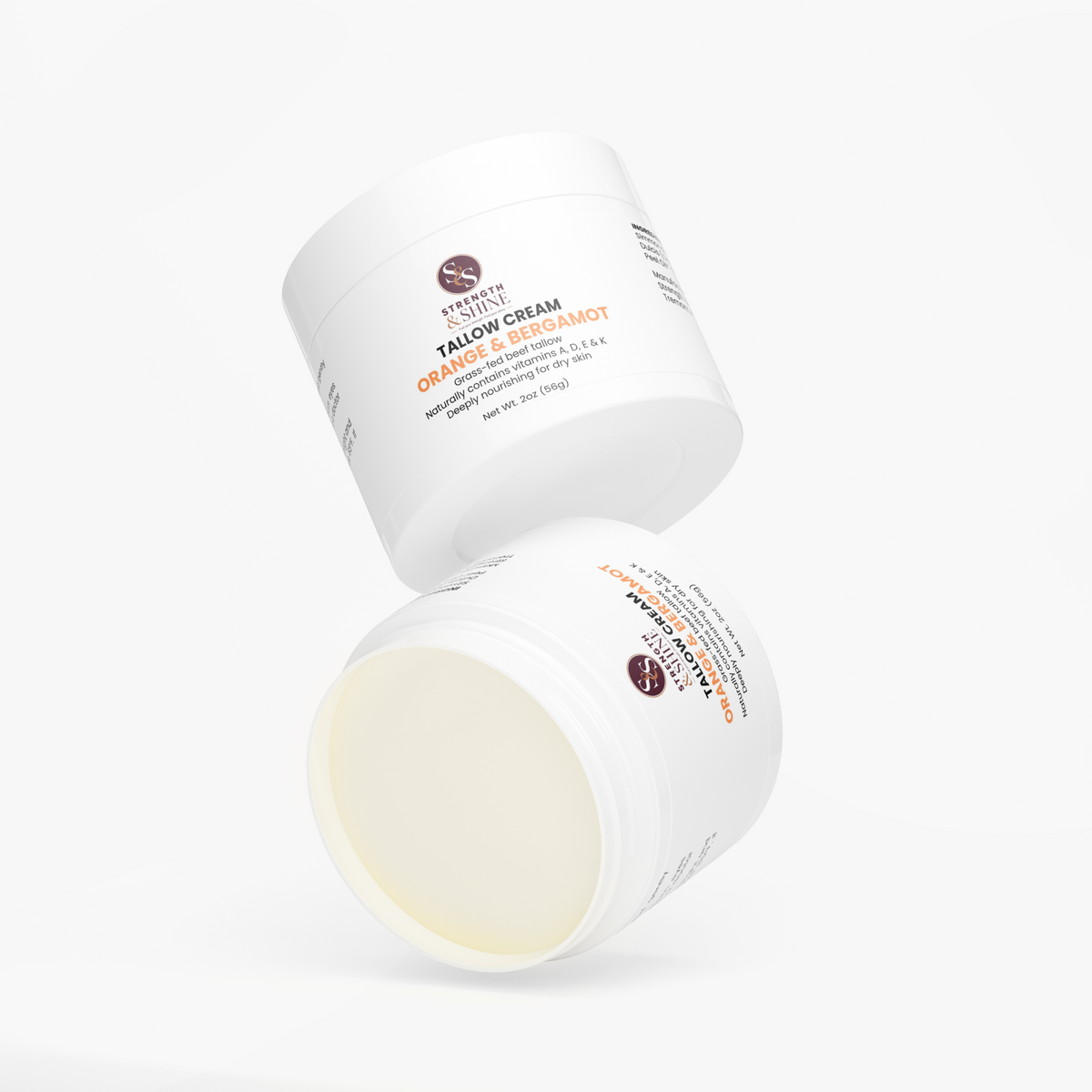Tallow Cream Orange & Bergamot